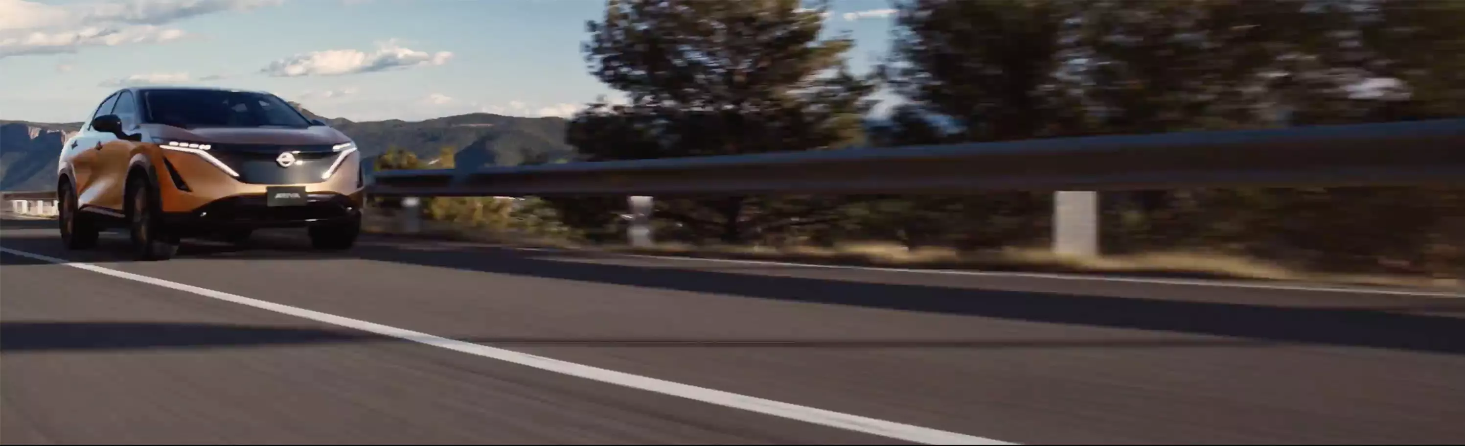 Video of Ariya autonomous driving